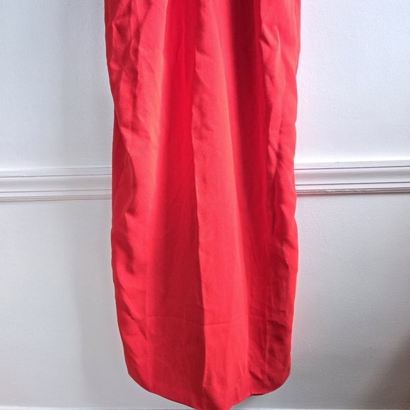 New Torn By Ronny Kobo Anna Crepe Crimson Dress Spring 2025 Size Medium NWT - Picture 9 of 15